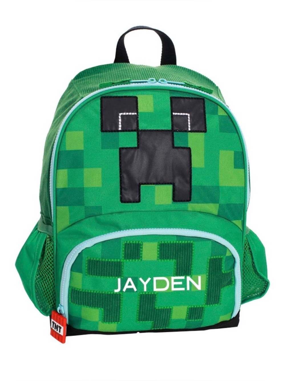 Pottery Barn Kids Green Pixel Creeper Backpack